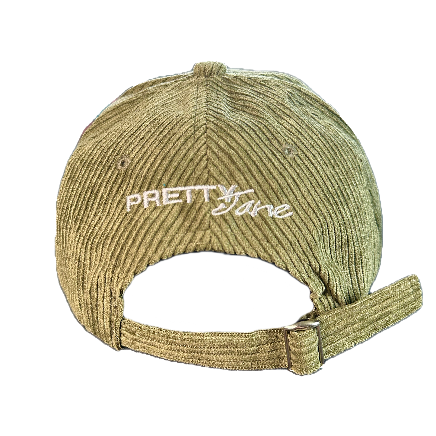 Flower Corduroy Hat