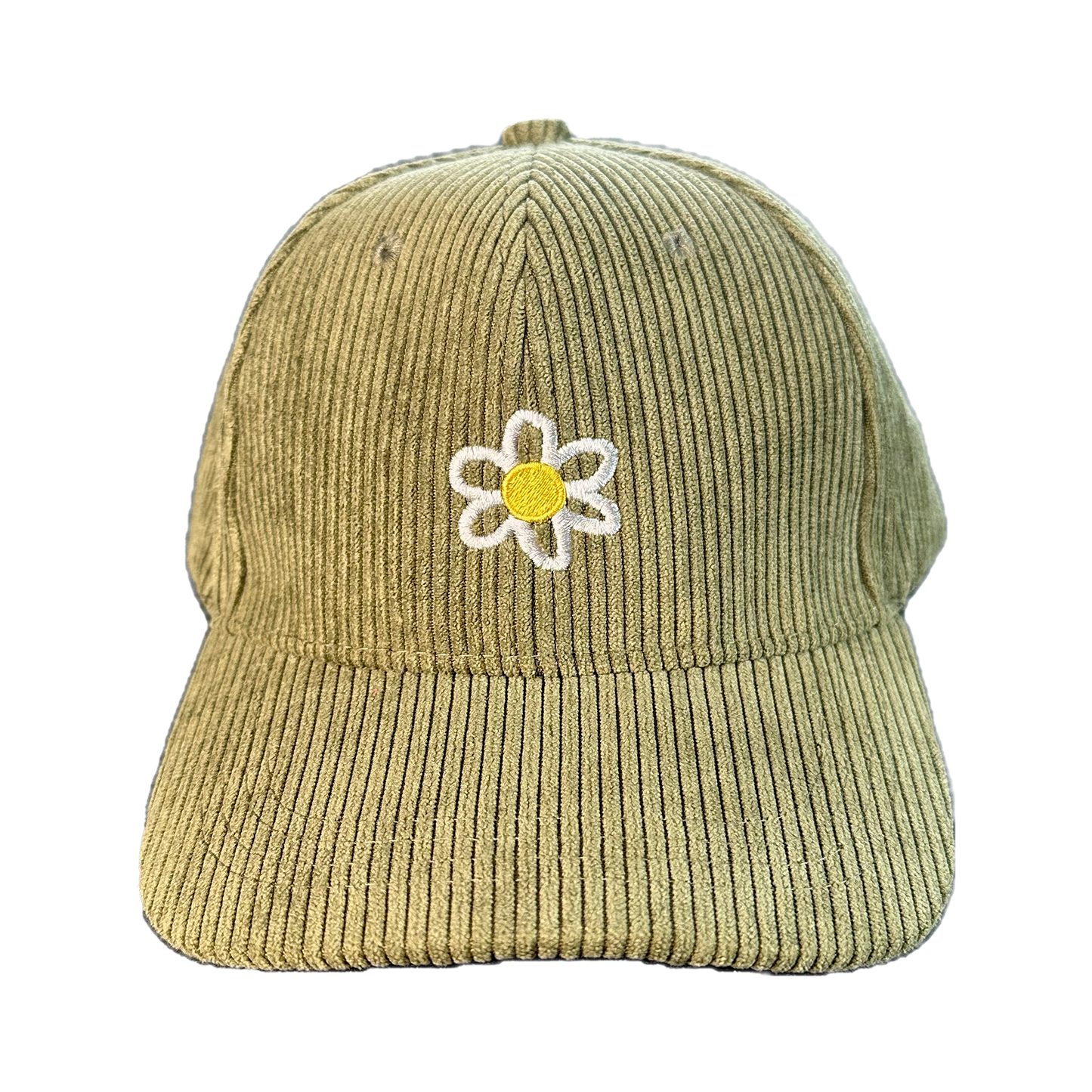 Flower Corduroy Hat