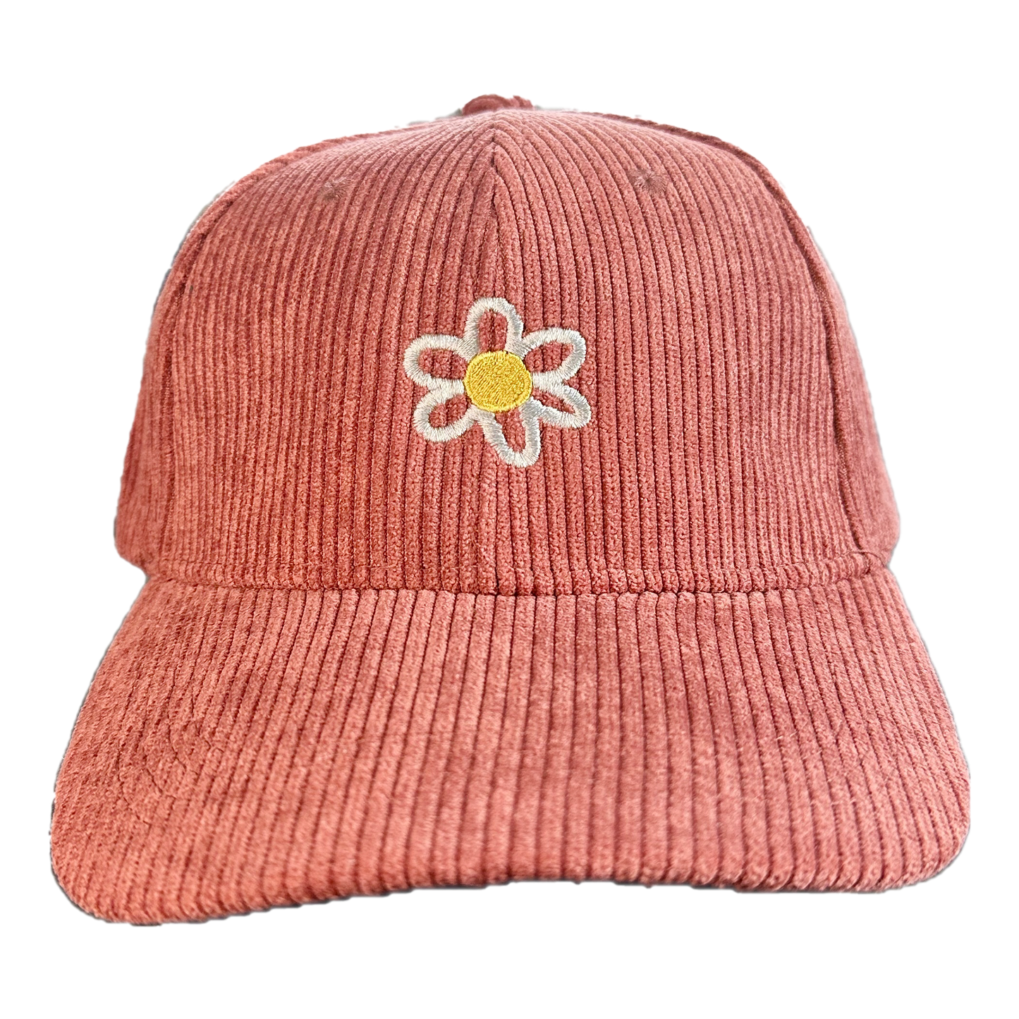 Flower Corduroy Hat